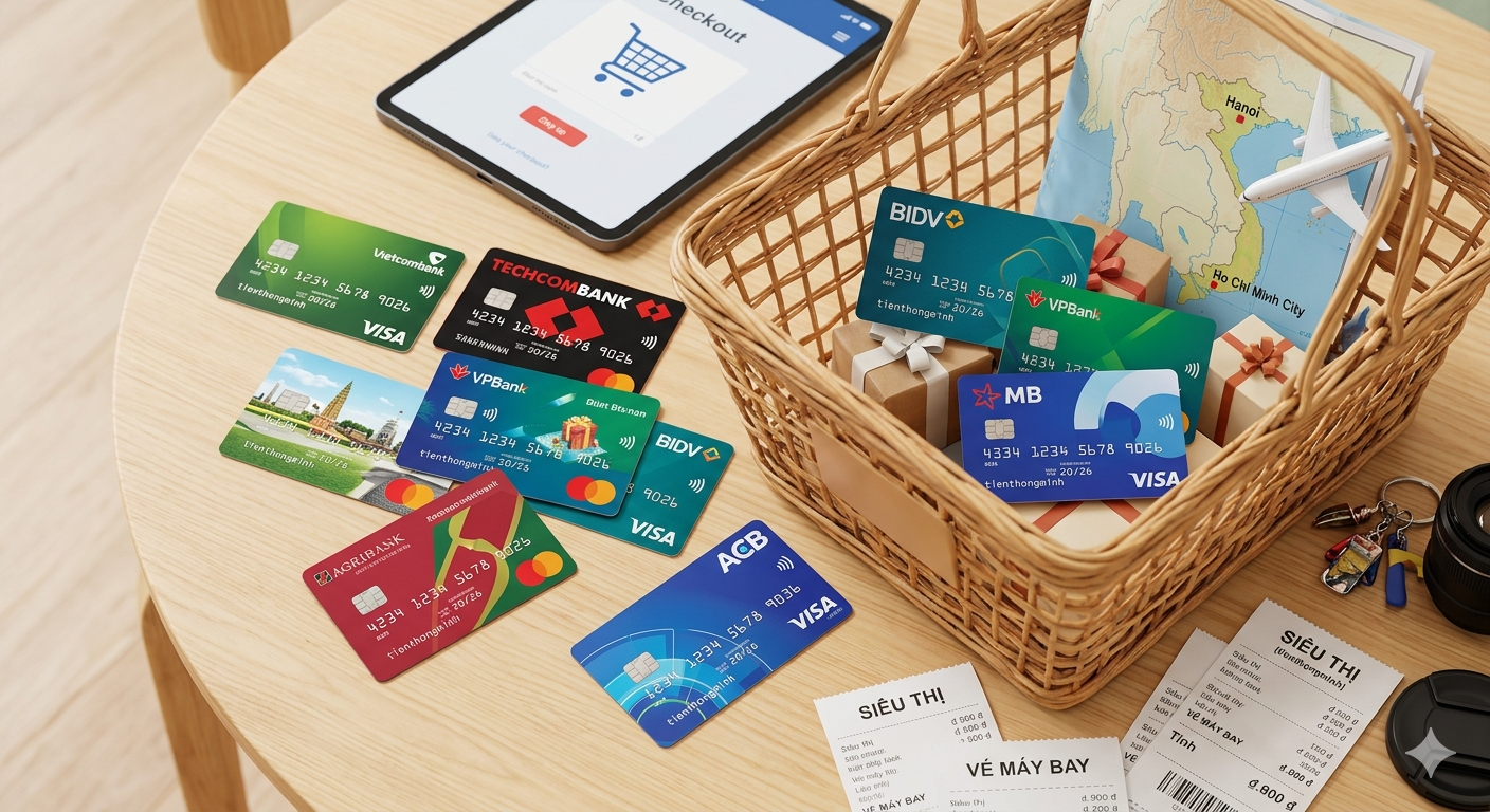 Thẻ tín dụng tốt nhất 2026: So sánh chi tiết và hướng dẫn chọn lựa